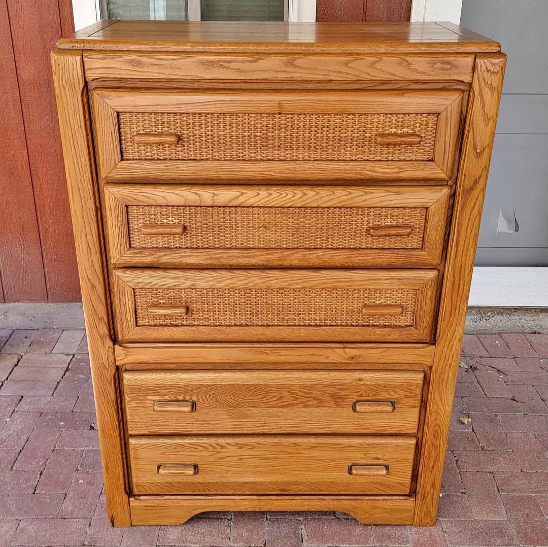 Tall 5 Drawer Dresser