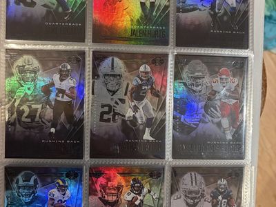 2020 NFL Illusions Football Trading Cards - Various Star QBs and RBs, Rookie Cards, Holographic Finish