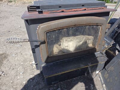 Wood fire place insert