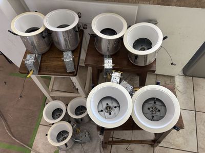 Used canned lighting recessed lighting 6 in. Aluminum Recessed Can Light IC Remodel 15 available