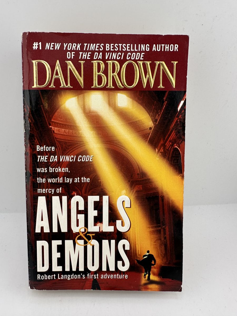 Angels & Demons Dan Brown PB 2001 Pocketbook Thriller w/ Facsimile Signature