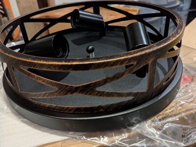 round open light fixture