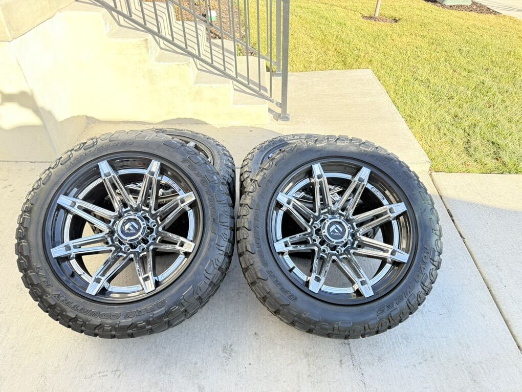 Ford F350 Rims and Tires 315/50R24 Toyo RT Pro New