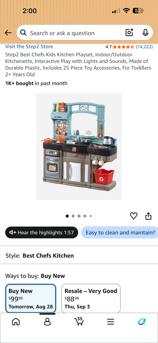 Step 2 Best Chefs Kitchen Playset 