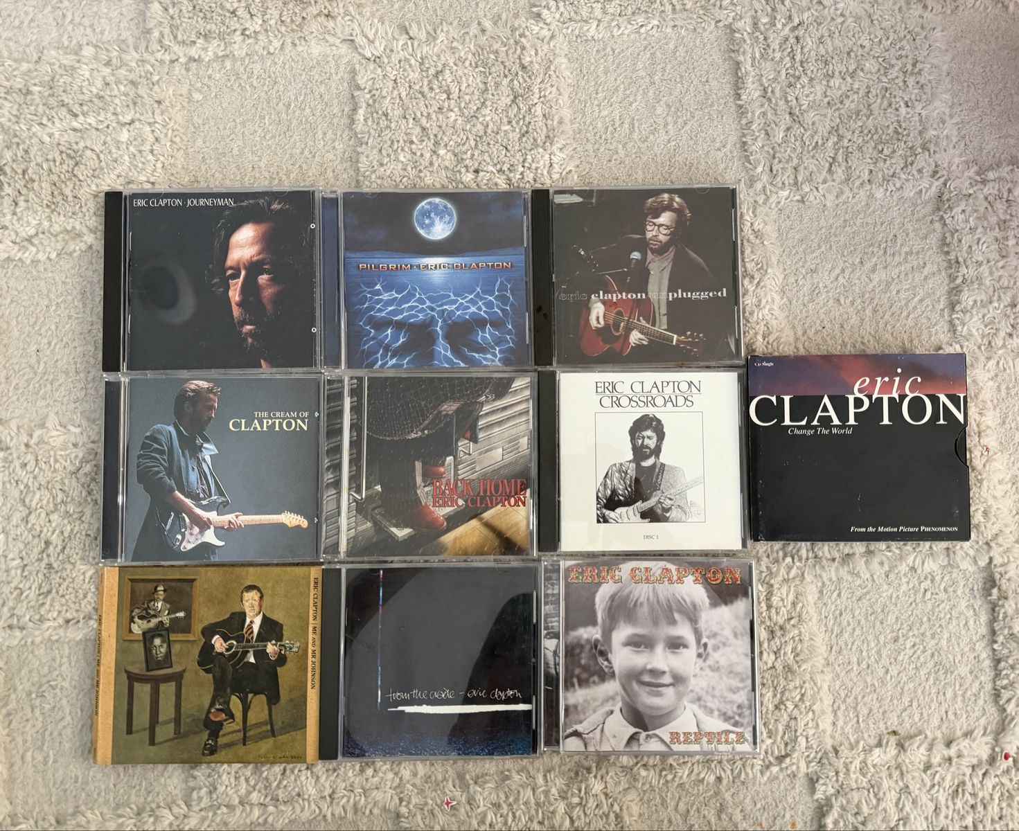 Eric Clapton Cds Lot Of 10