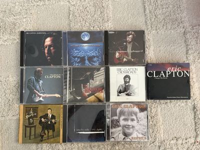 Eric Clapton Cds Lot Of 10