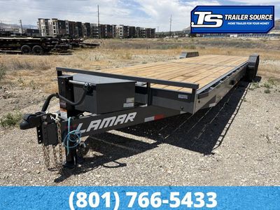 7x36 Lamar H8 Equipment Trailer - 15.7K GVWR - 14 Ply Tires, Winch Plate