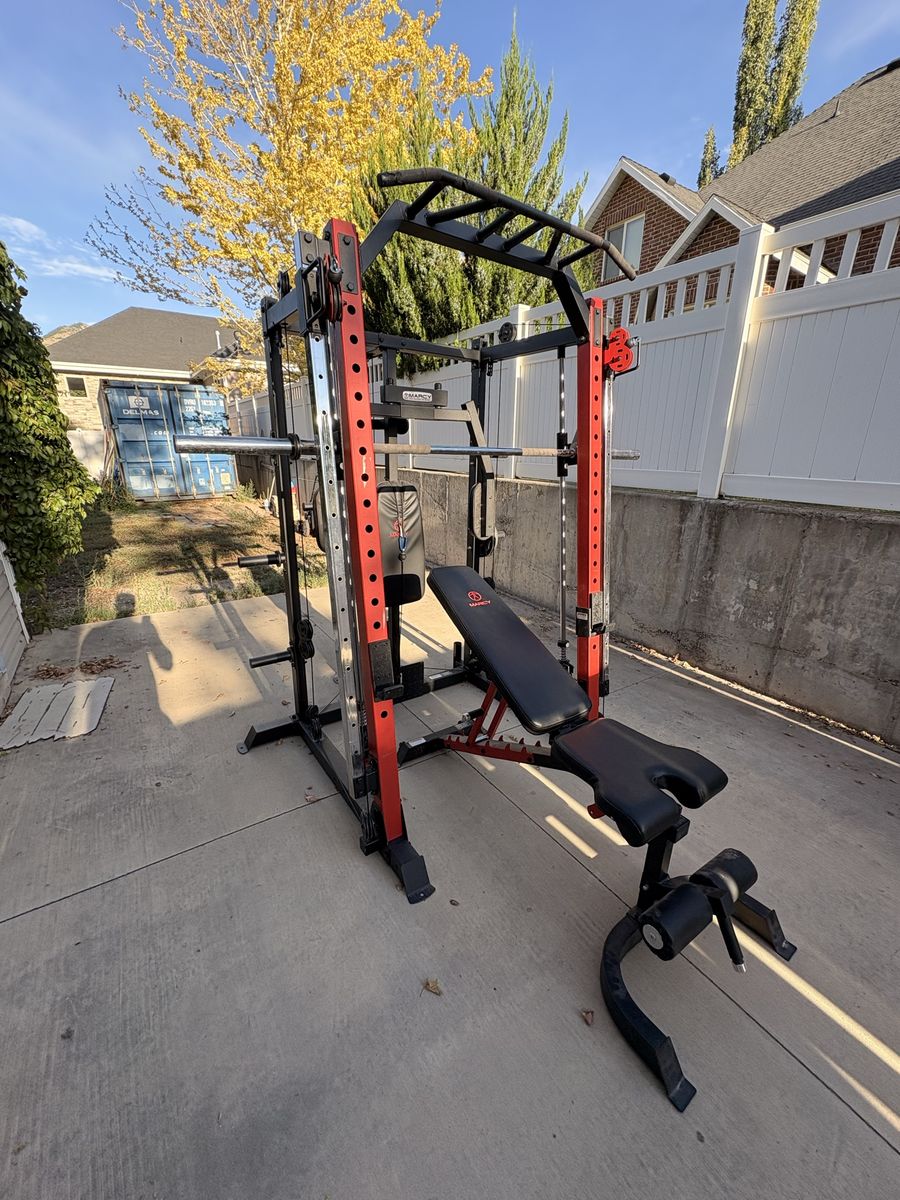 Home Gym Marcy Smith/Squat Rack. Complete Gym