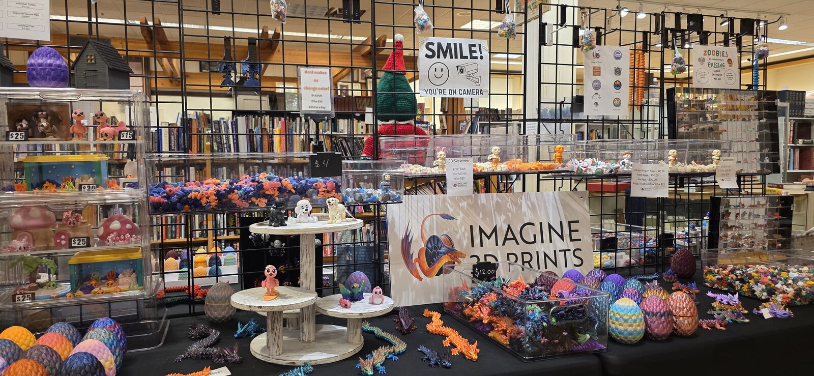 3d Prints, mini figures, dice sets, sports cards, vinyl...