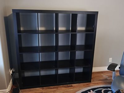 Ikea Kallax Shelves - 4x4 - Black - 2 sets still available
