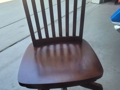 Solid wood office chair