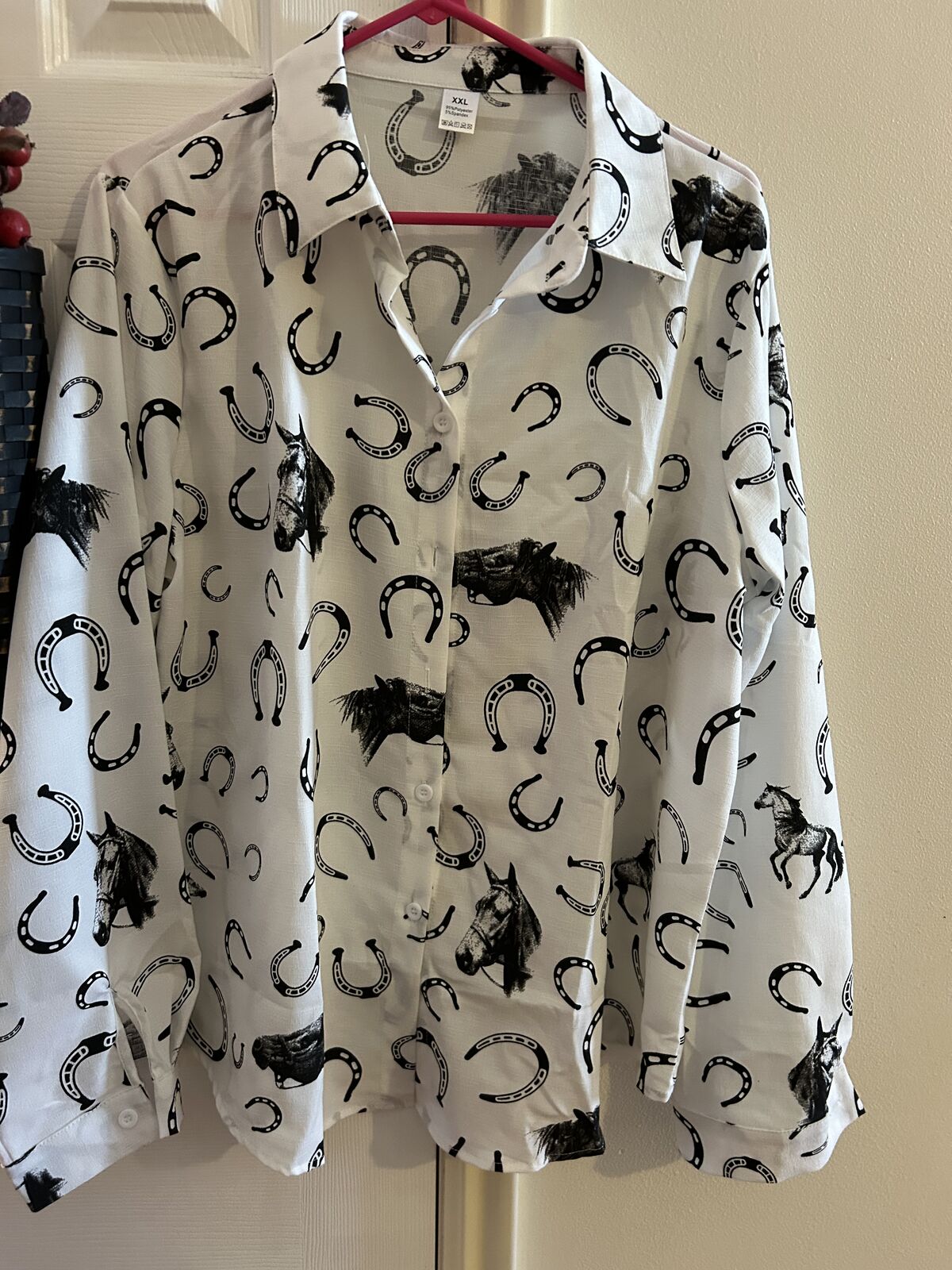 Women's horse  blouse