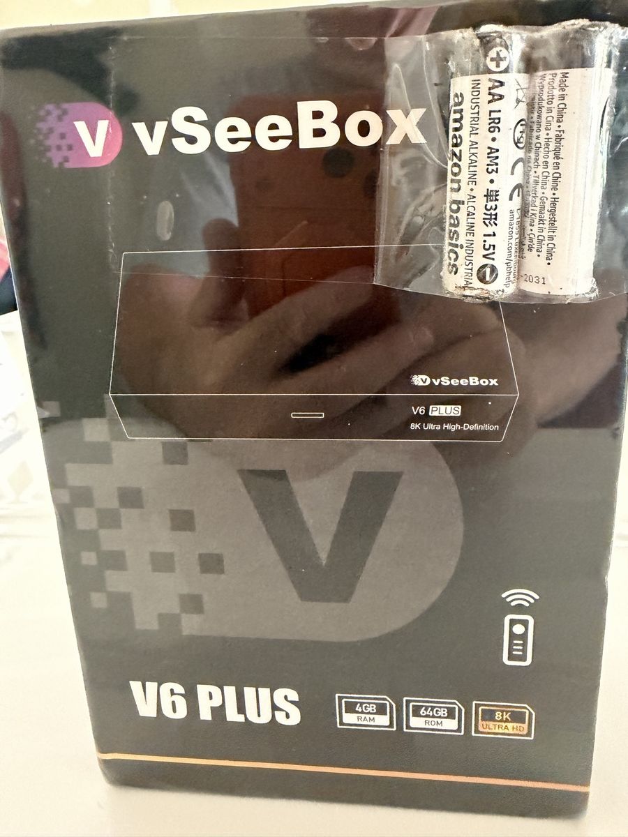 vSeeBox V6 Plus 8K Ultra High-Definition Android TV Box 4GB RAM 64GB ROM