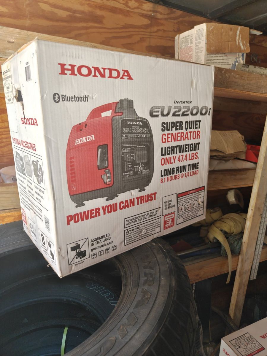 Honda generator eu2200i