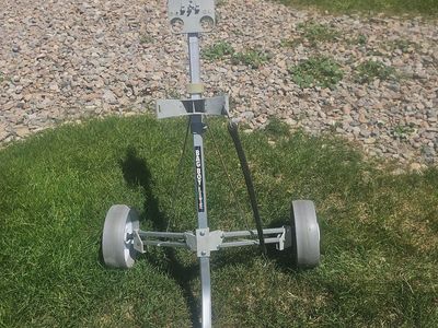 Vintage Bag Boy Lite 2-wheel collapsible golf push/pull cart