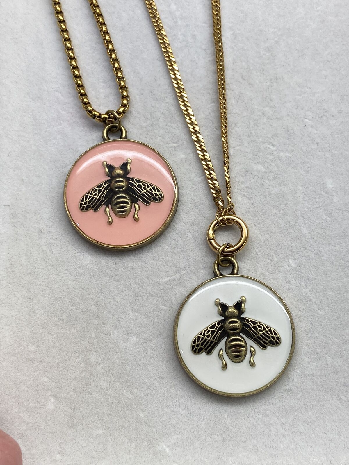 Bee Charm Necklaces