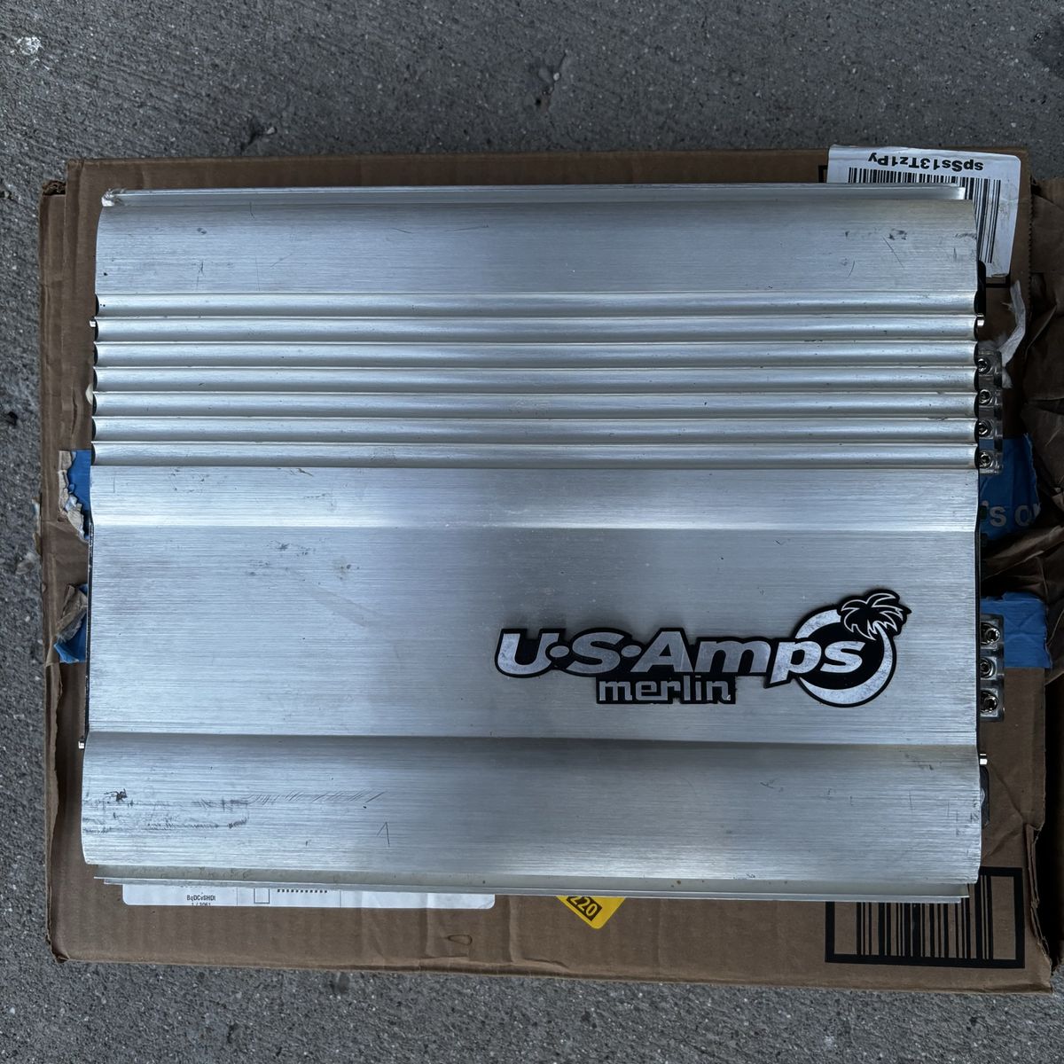 U.S. Amps Merlin 1200 watt class d old school 1 ohm