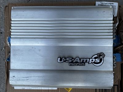 U.S. Amps Merlin 1200 watt class d old school 1 ohm