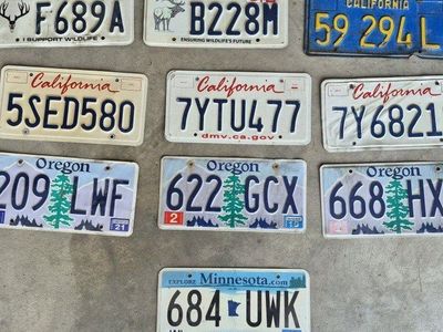 Misc License Plates $15 Each