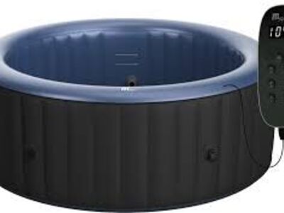 New Mspa 4 Person Bergen Comfort Series Round Bubble Spa C-BE042