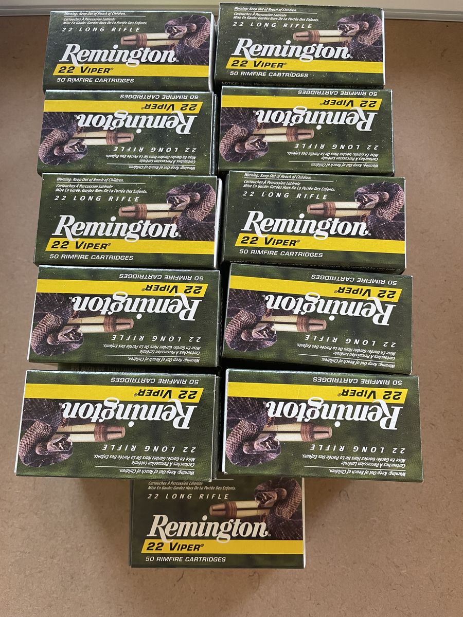 Remington 22 Viper 21 Boxes