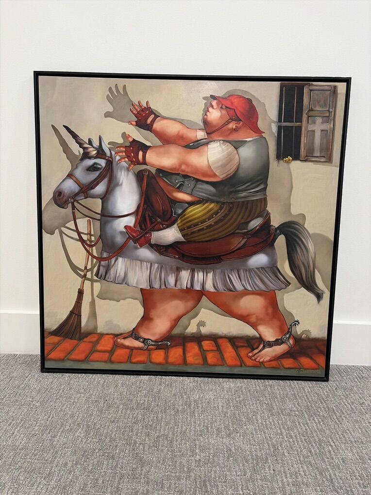 Large Painting BY T. Doskova