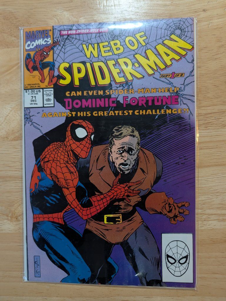 Marvel Comics Web Of Spider-Man Part 1 Of 2