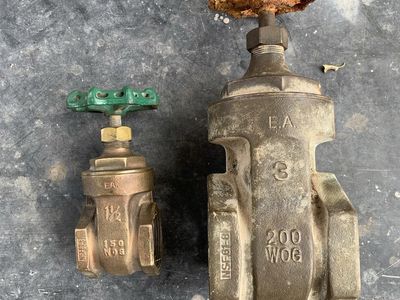 Brass gate valves