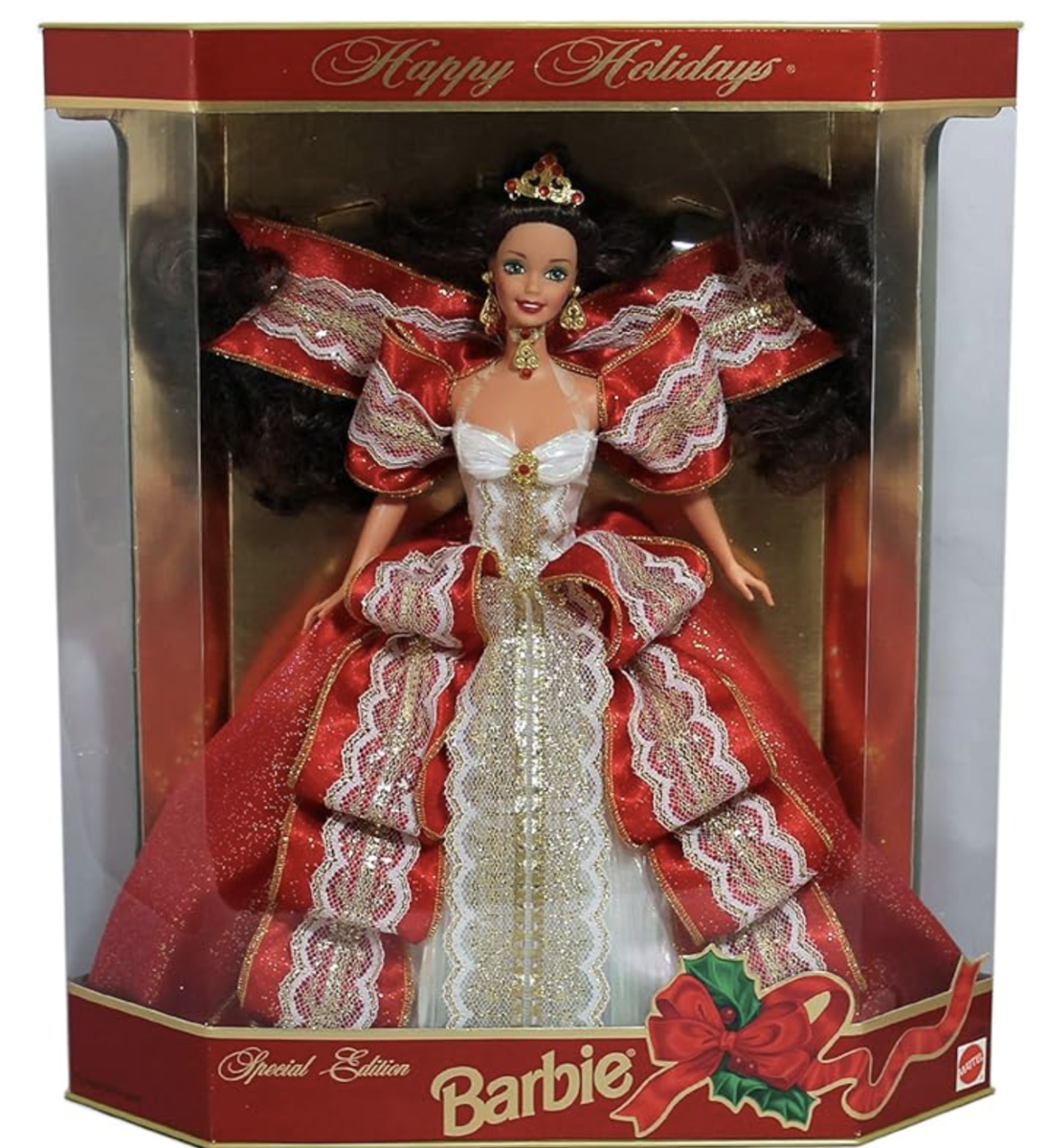 1997, Mattel, Barbie, Special Edition Happy Holidays Barbie, 17832, NIB