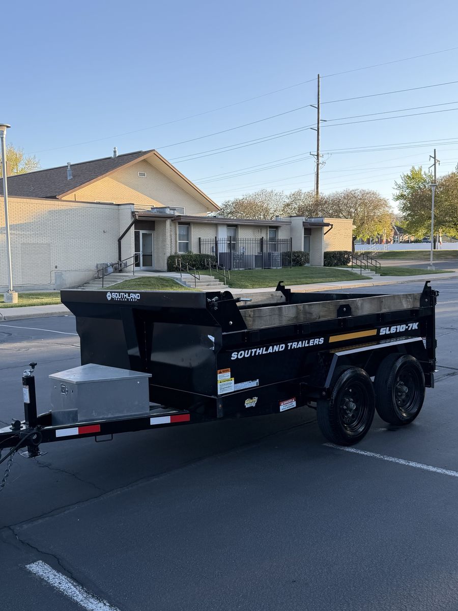2024 6x10 southland dump trailer