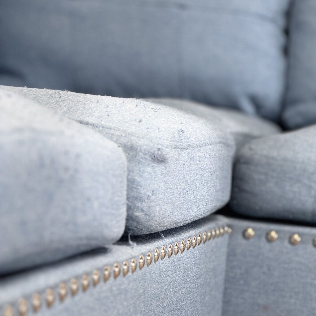 Blue Fabric Sectional