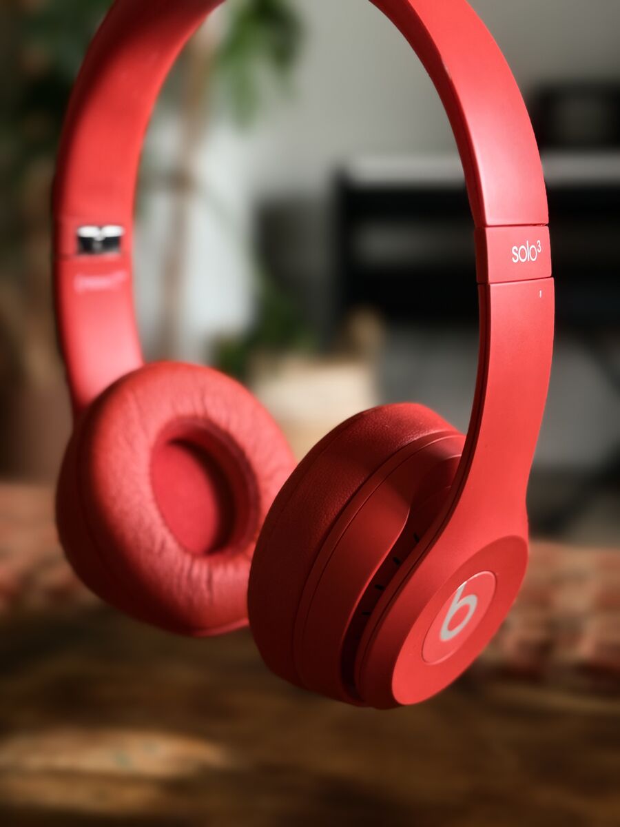 Red Beats Headphones