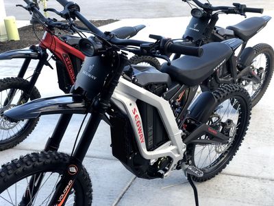 2021 Silver Segway x260 / Surron Light Bee X Electric Dirt Bike w/ Upgraded VTB Controller