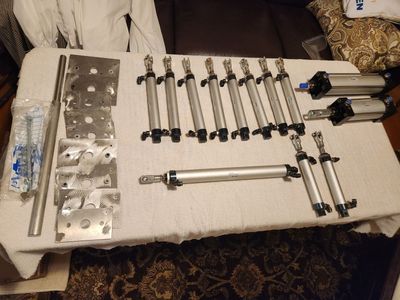 Pneumatic actuators and solenoid valves