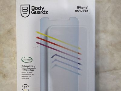 BodyGuardz Pure 2 Eyeguard Blue Light Blocking Glass Screen Protector for iPhone 12/12 Pro