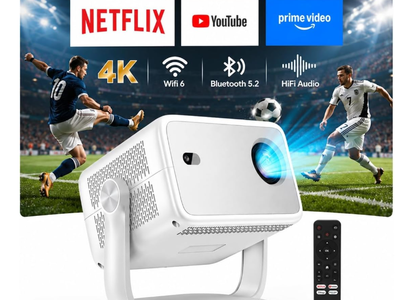 Brand new in box Projector with WiFi and Bluetooth