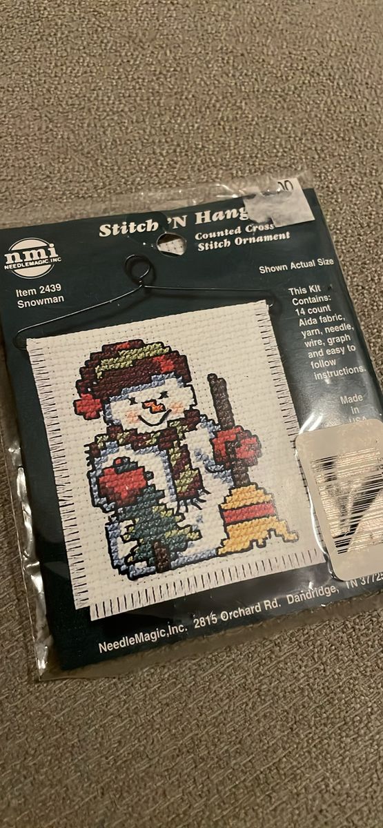 Needlemagic Stitch N Hang Counted Cross Stitch