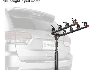 Allen Sports Deluxe 4-Bike Hitch Mount Rack (2-Inch Receiver) - Black