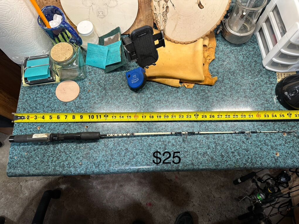 36 Eagle Claw BRV202 ice Fishing Rod