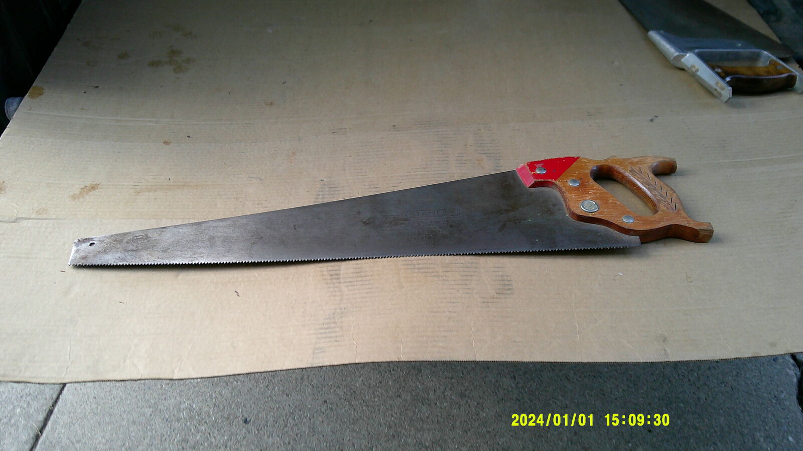 Vintage Stanley handyman saw 8 Point $10