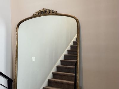Anthropologie Gold 7’ Full-Length Mirror