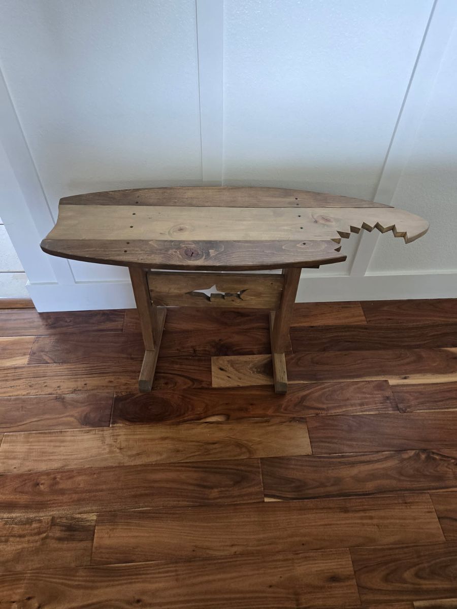 Cool decorative Shark themed table