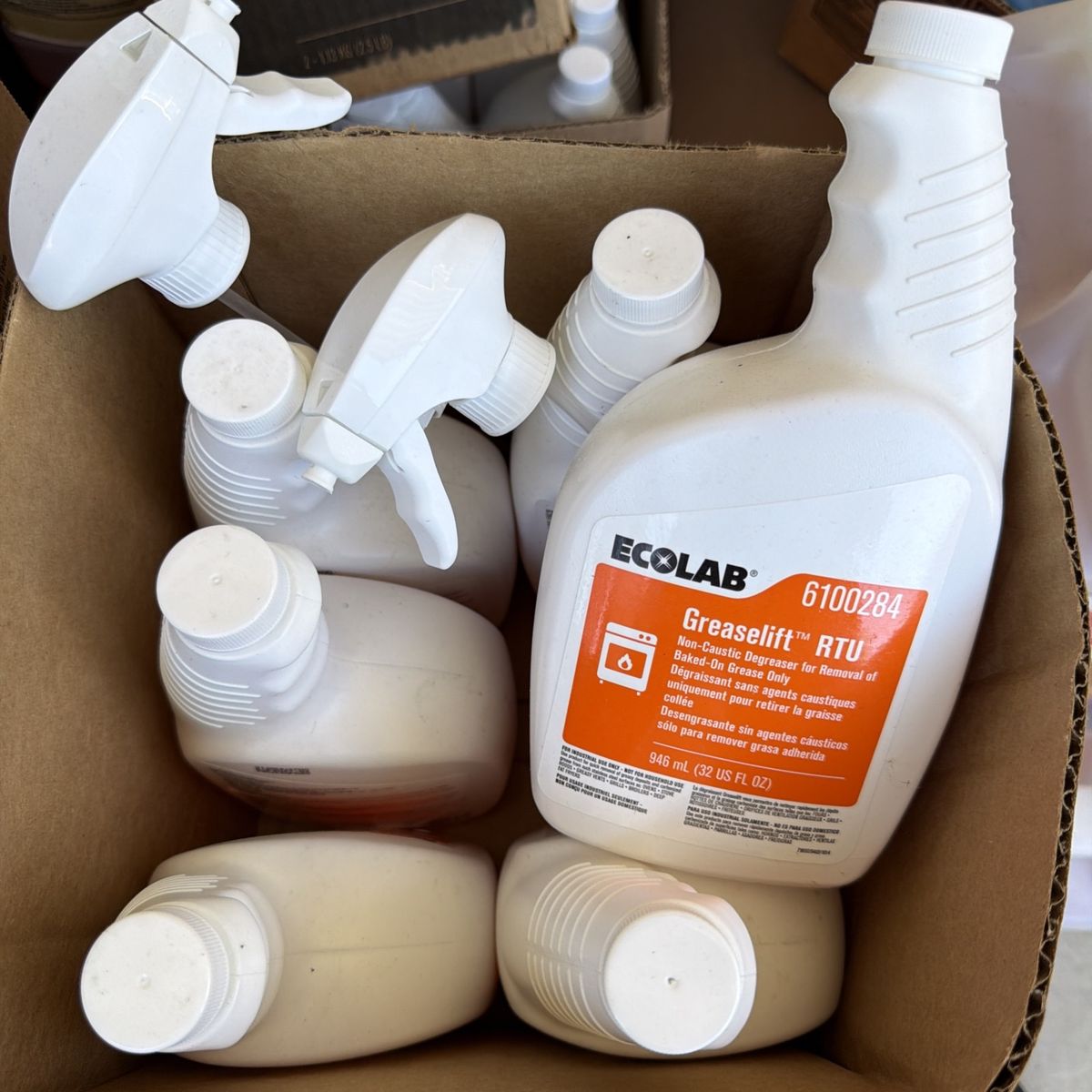 Ecolab Greaselift RTU Non-Caustic Degreaser 32 fl oz - 6 Bottles