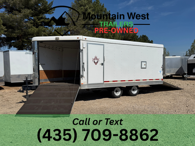 2007 USED Interstate 8.5X21 Enclosed Snowmobile Trailer