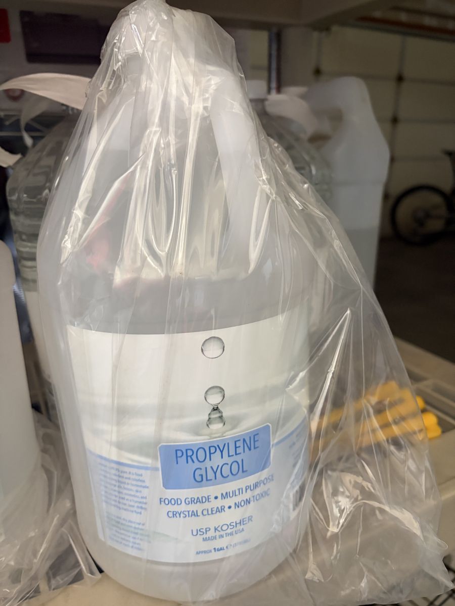 Propylene Glycol, Food Grade, Multi-Purpose, Crystal Clear, Non-Toxic, 1 Gallon, USP Kosher