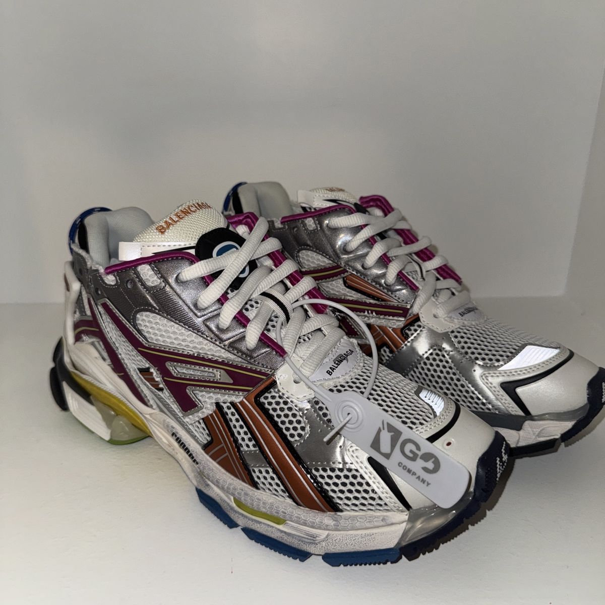 NEW Balenciaga Runner Sneakers Multicolor Size EU 45 US 12