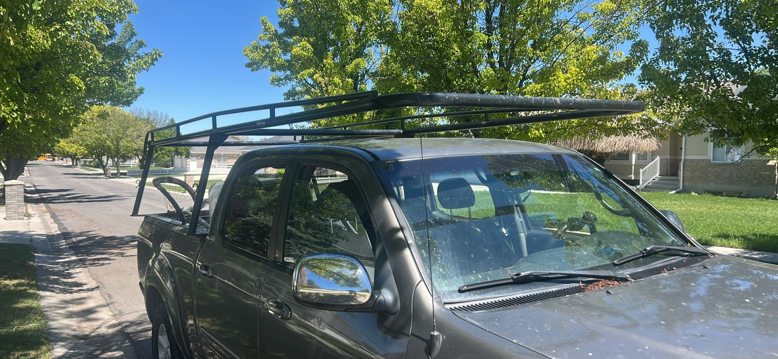 6.5’ bed Rack It Lumber rack