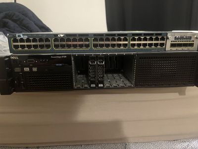 Cisco Switch + Dell R720 Server Bundle $200