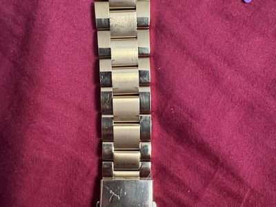 Tissot gold band strap 22mm