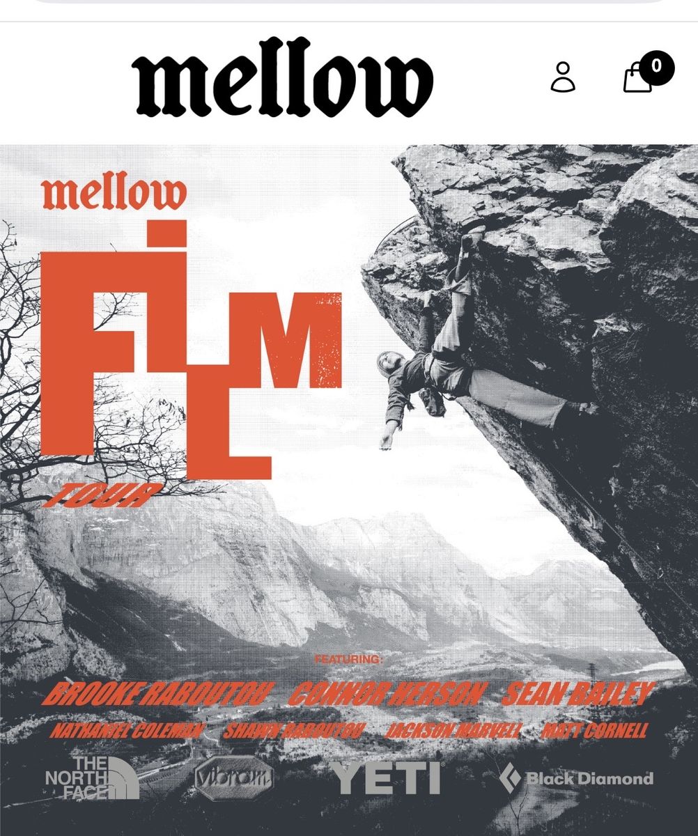 1 Mellow Film Tour ticket, Sat March 16 @ 7pm